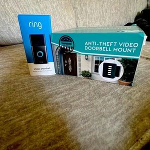 Ring doorbell and doorbell mount